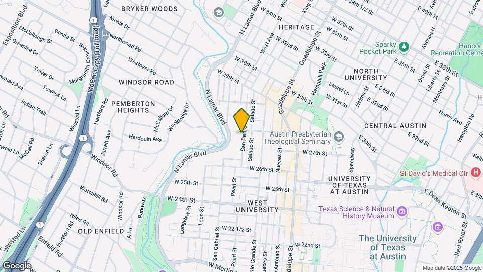 2708 San Pedro St Map and Location Details