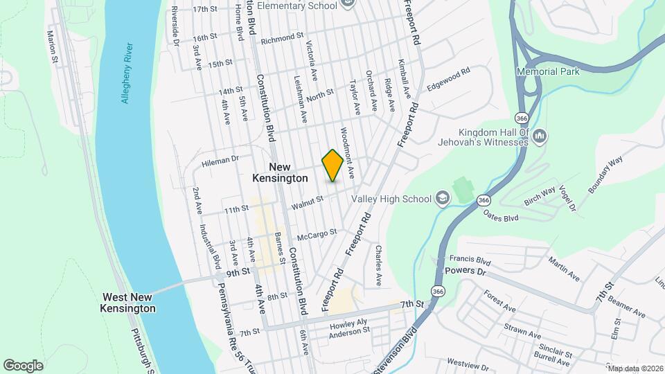 1109 Victoria Ave Map and Location Details