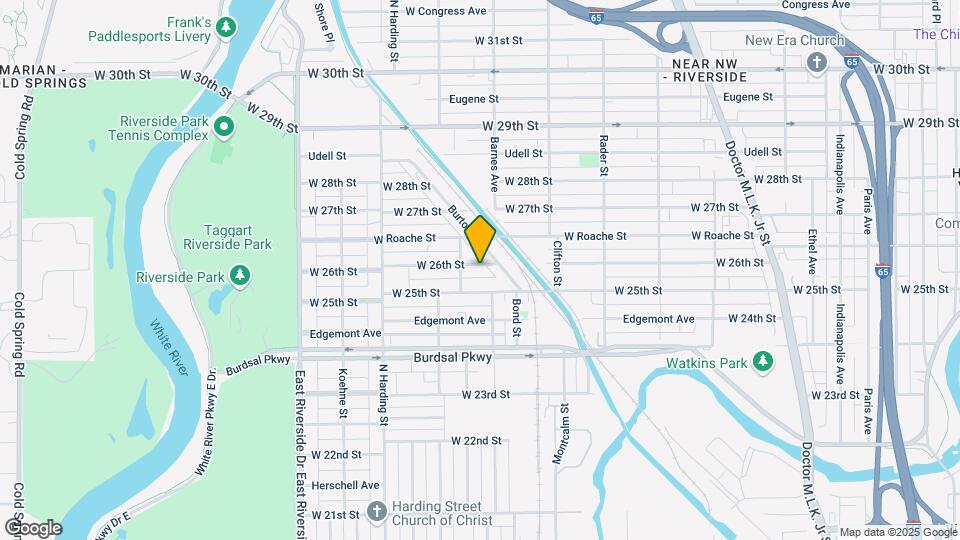 1223 W 26th St Map and Location Details