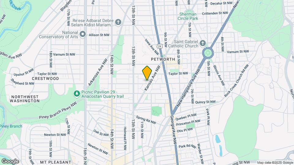 4000 Kansas Ave NW Mapa y Detalles de la Ubicación