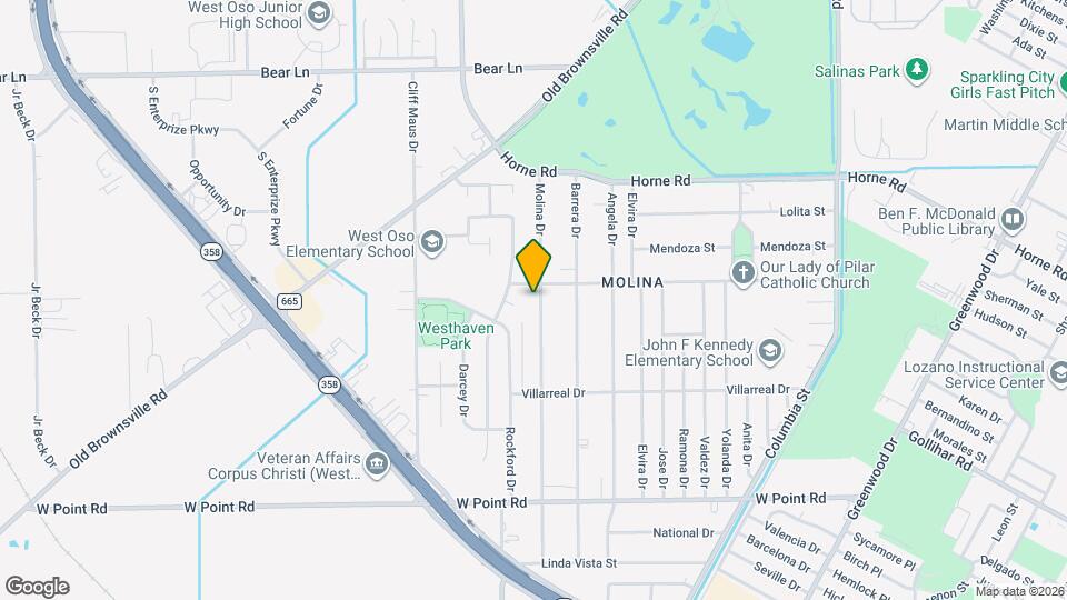 4313 Molina Dr Map and Location Details