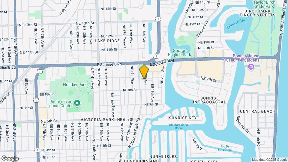 829 NE 18th Ave Mapa y Detalles de la Ubicación
