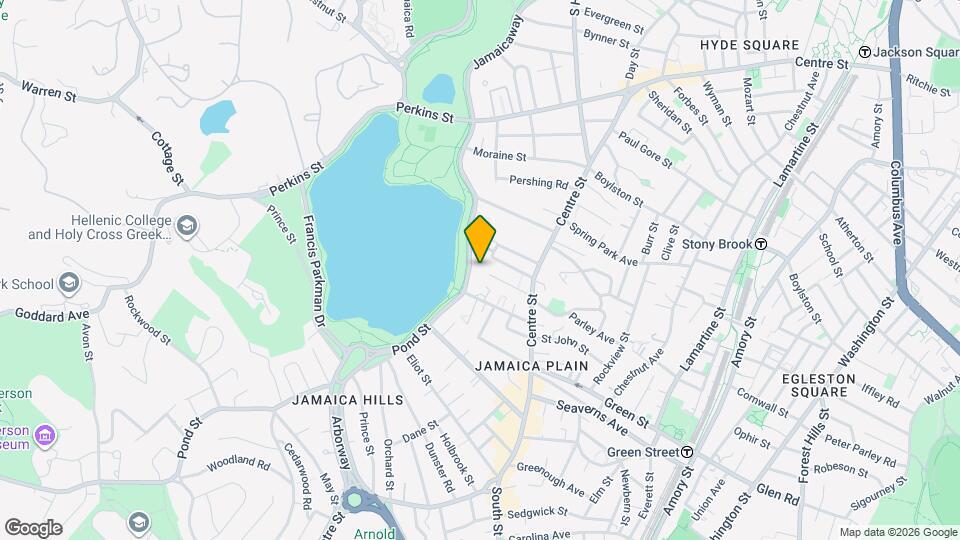 480 Jamaicaway, Unit 1 Mapa y Detalles de la Ubicación