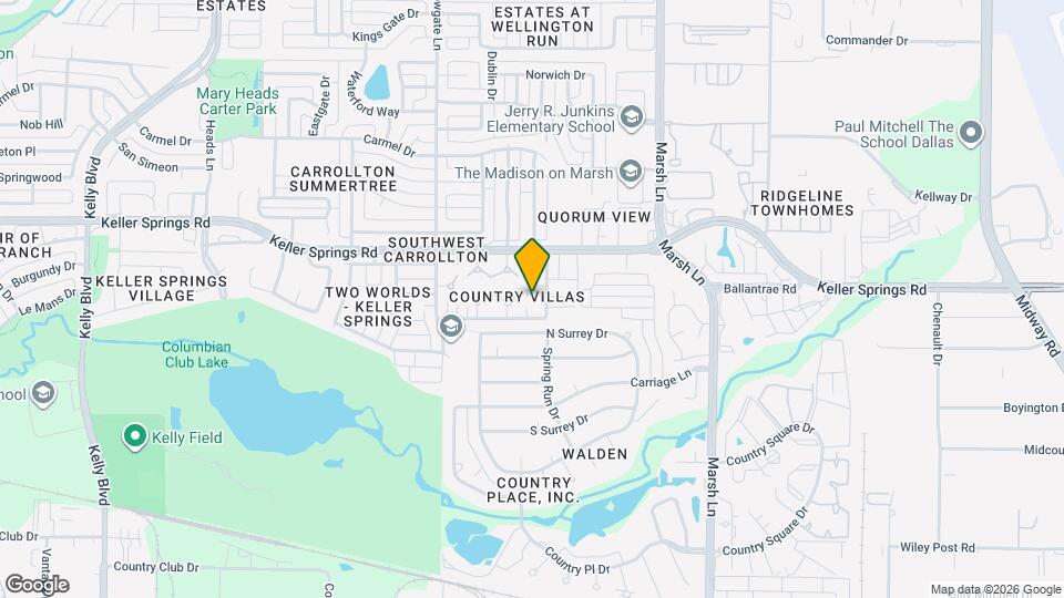 2106 Misty Meadow Ct Map and Location Details