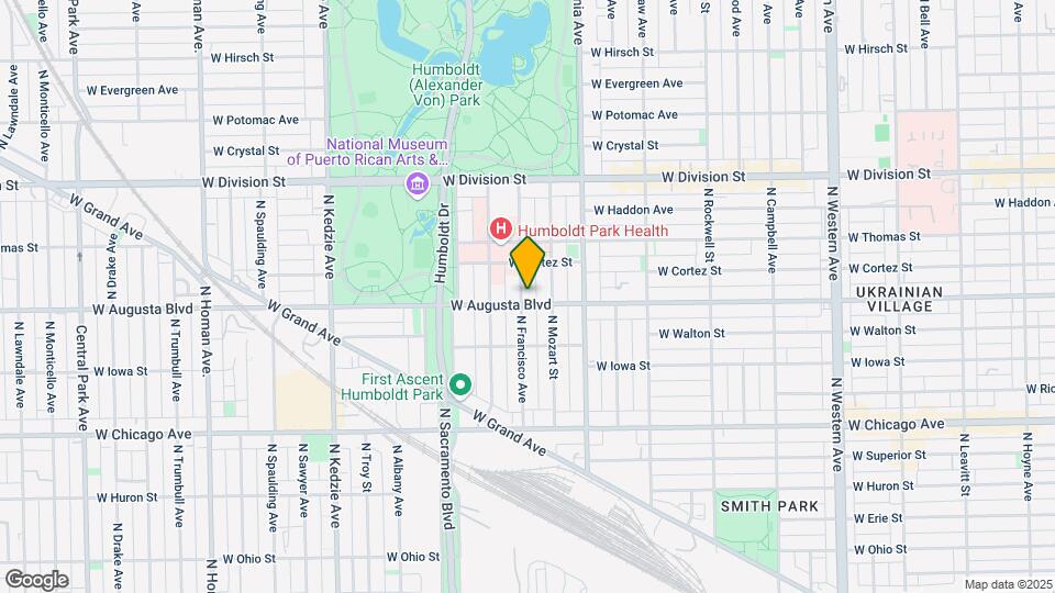 1007 N Francisco Ave, Unit 1 Map and Location Details