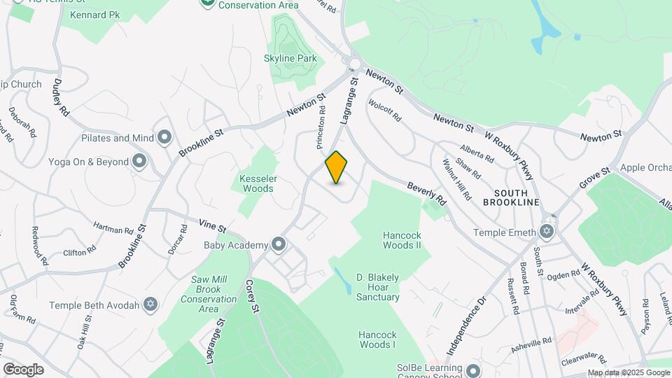 134 Rangeley Rd Map and Location Details