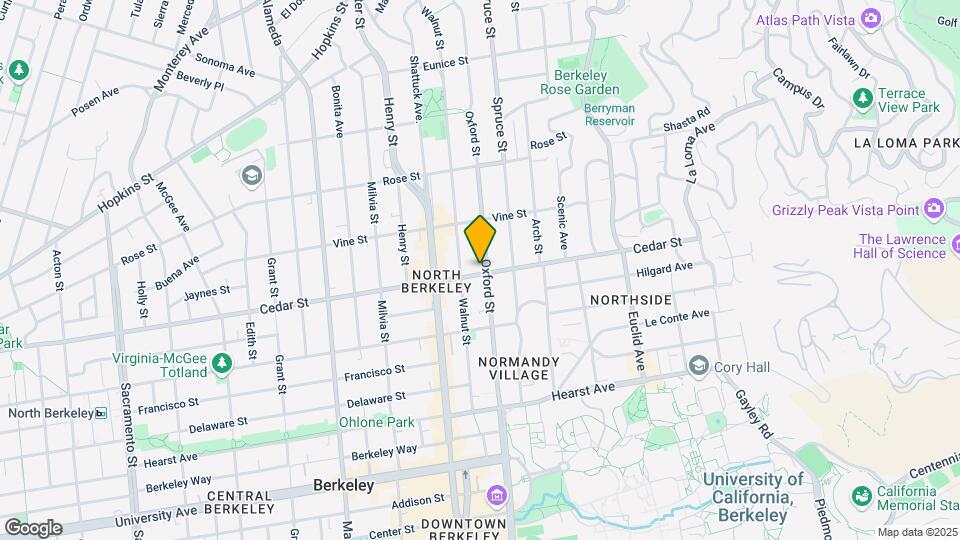 1550 Oxford St Map and Location Details