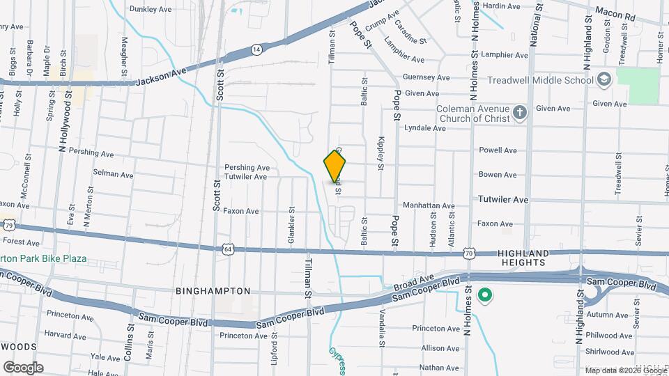 745 Gracewood St Mapa y Detalles de la Ubicación