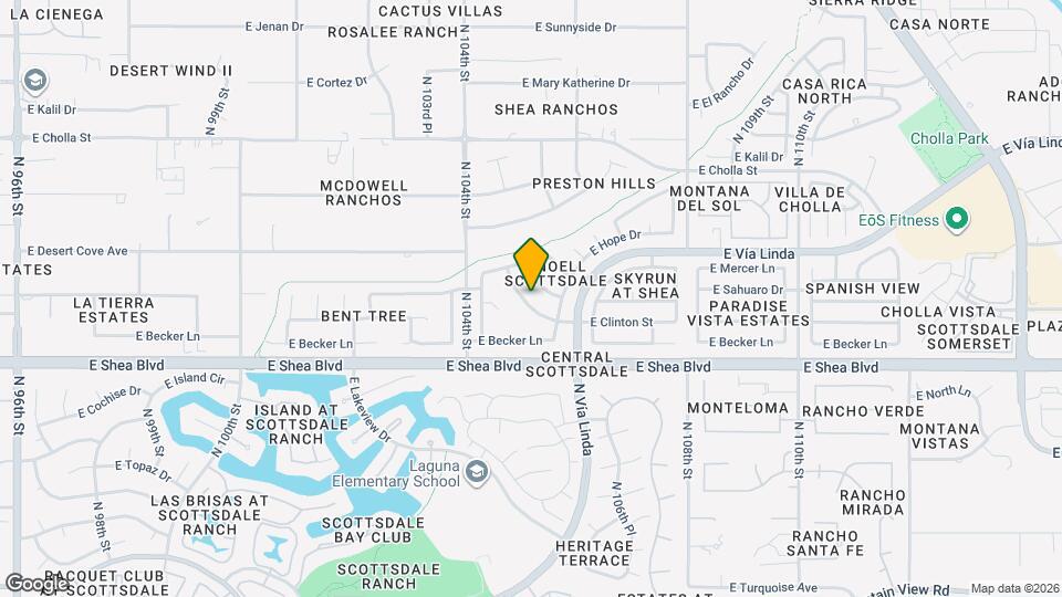 10510 E Clinton St Map and Location Details