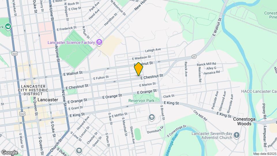 733 E Chestnut St Mapa y Detalles de la Ubicación