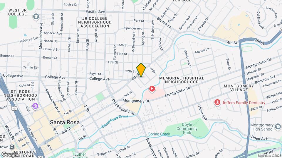 126 Leland St Map and Location Details