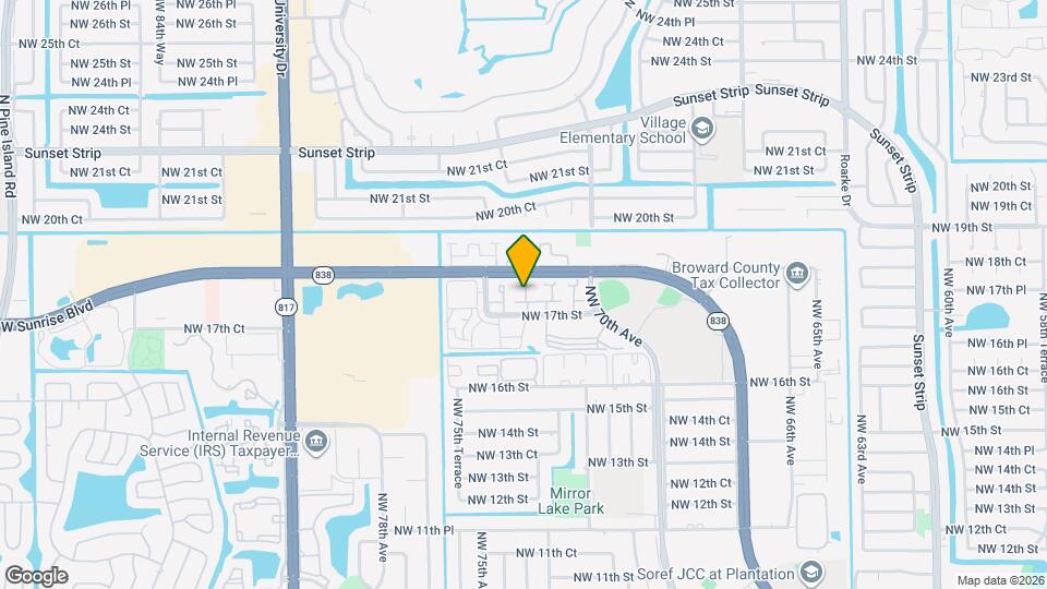 1724 NW 73rd Ave Mapa y Detalles de la Ubicación