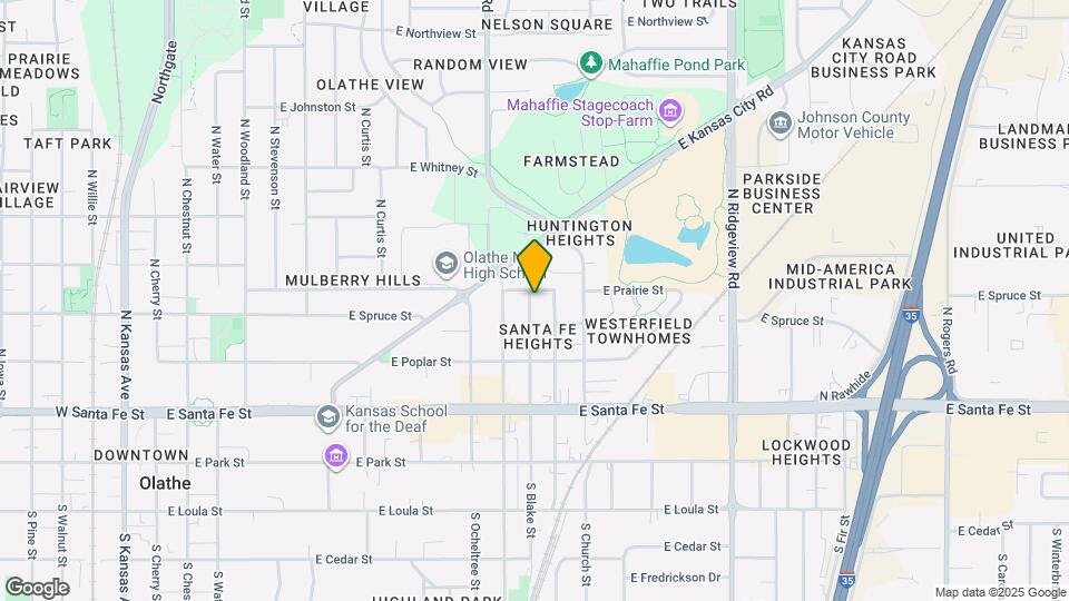 420 N Blake St Map and Location Details