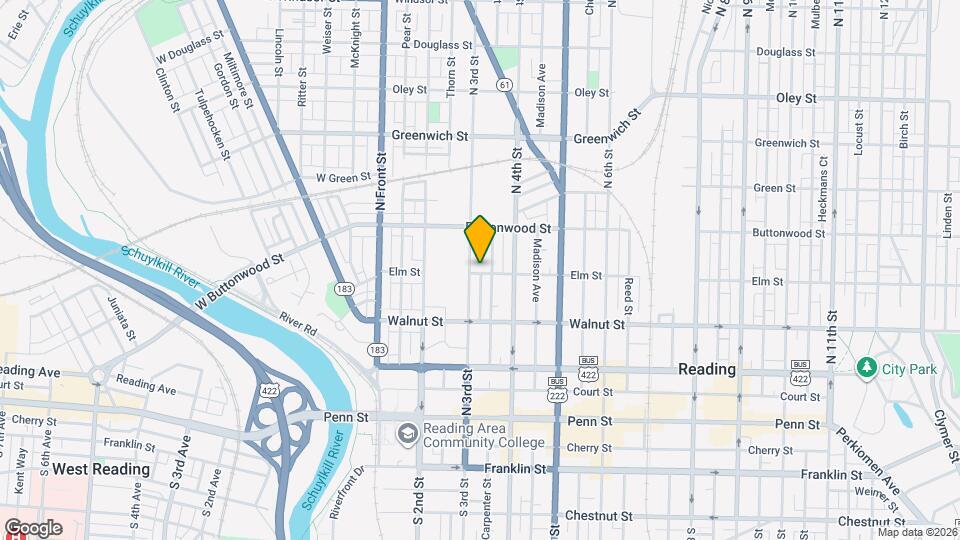 311 Elm St Map and Location Details