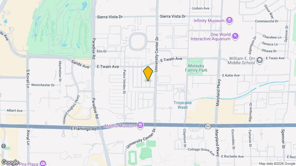 3841 Daisy St Map and Location Details