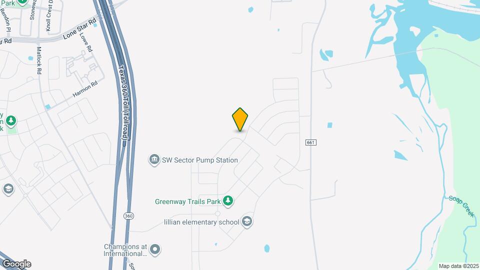 3608 Rainwater Trl Map and Location Details