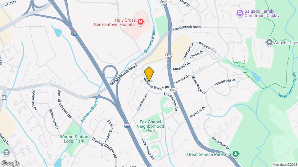 19529 Gunners Branch Rd, Unit F Map and Location Details