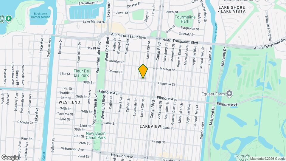 6800 Louis Xiv St, Unit B Map and Location Details