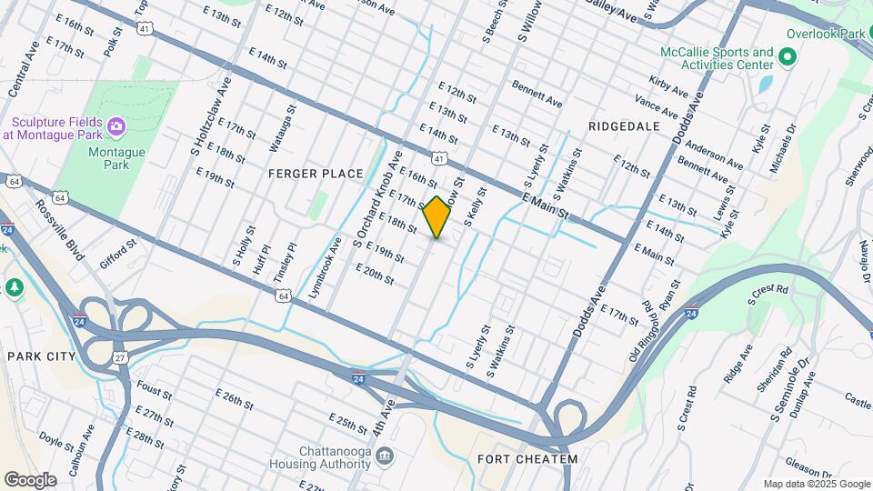 1802 S Willow St Mapa y Detalles de la Ubicación