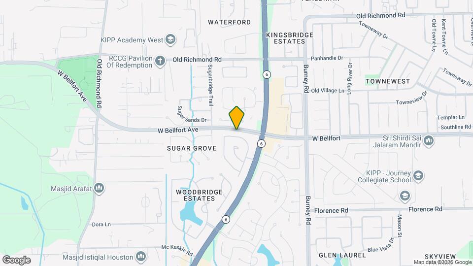 15114 Brookwood Bridge Ln Map and Location Details