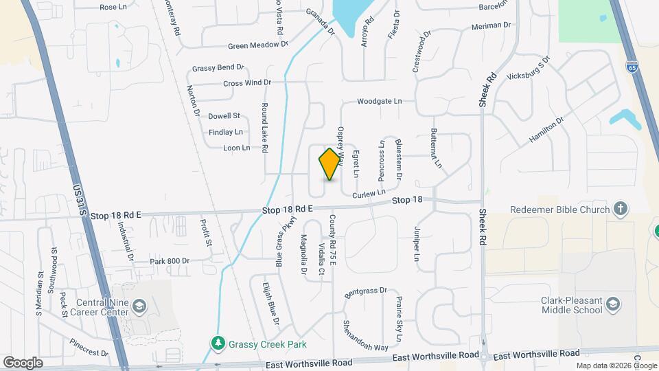 1499 Blue Brook Way Map and Location Details