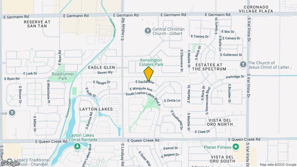 963 E Euclid Ave Map and Location Details