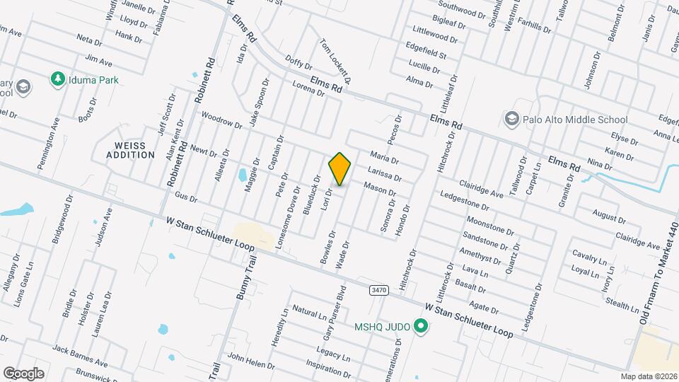 4305 Bowles Dr Map and Location Details