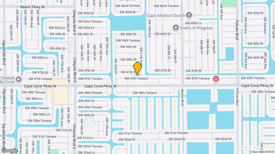 1109 SW 47th Terrace Map and Location Details