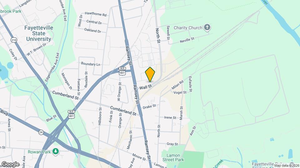 203 Wall St Map and Location Details