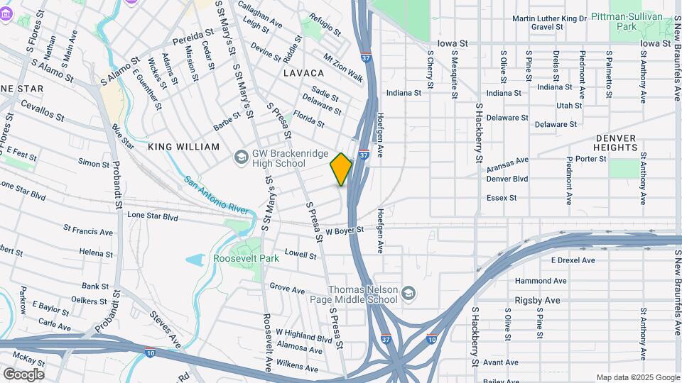 203 Panama Ave Map and Location Details