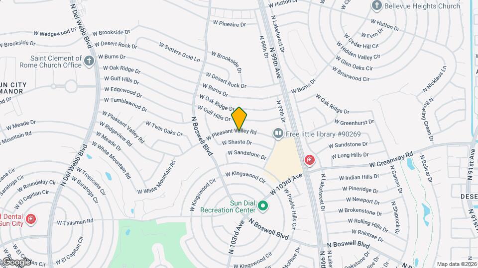 10005 W Pleasant Valley Rd Map and Location Details