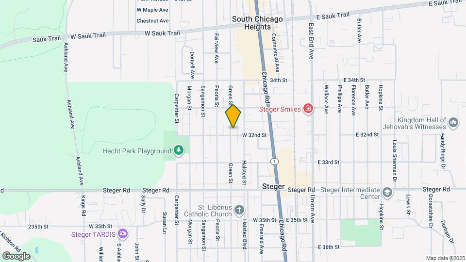 3141 Green St Map and Location Details