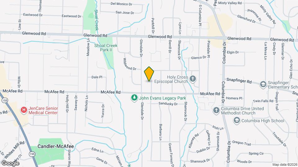 1977 Rosewood Rd Map and Location Details