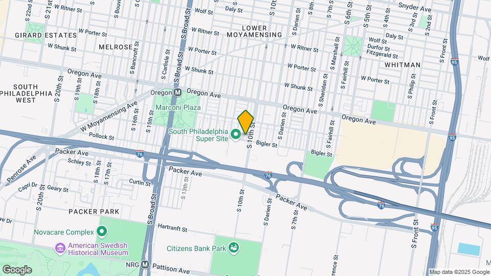2849 S Alder St-Unit -2nd floor Map and Location Details