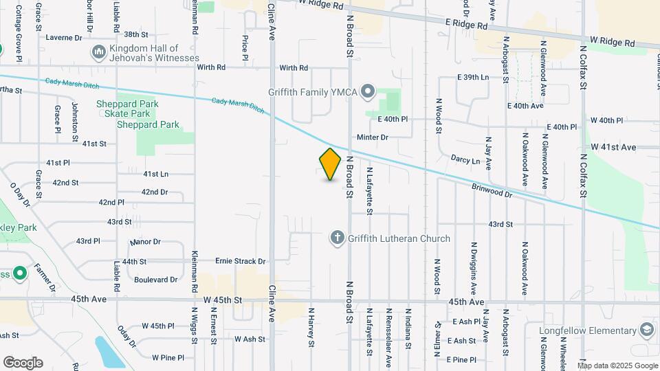 1148 N Broad St Map and Location Details