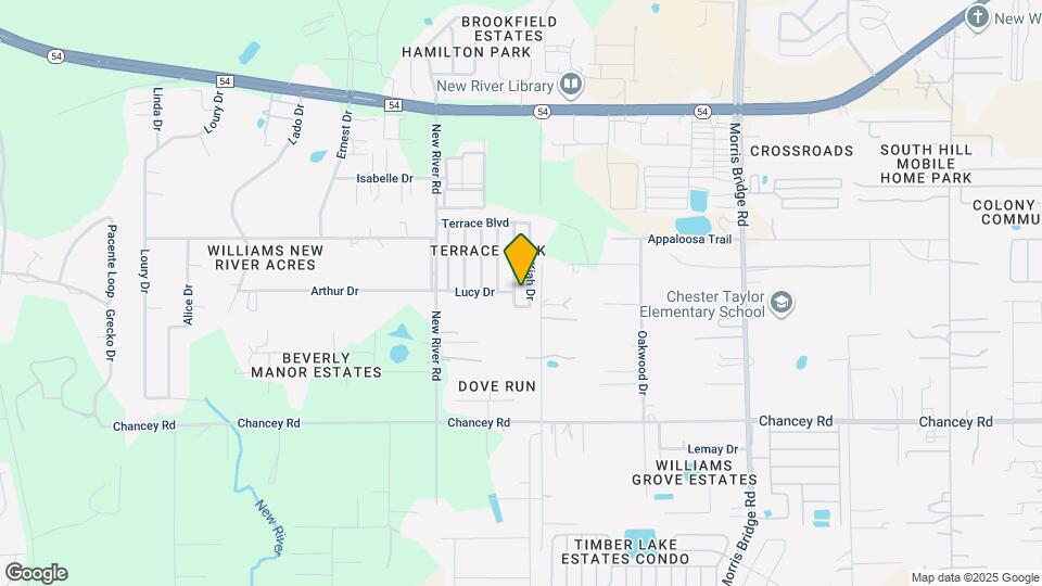 3806 Kiah Dr Map and Location Details