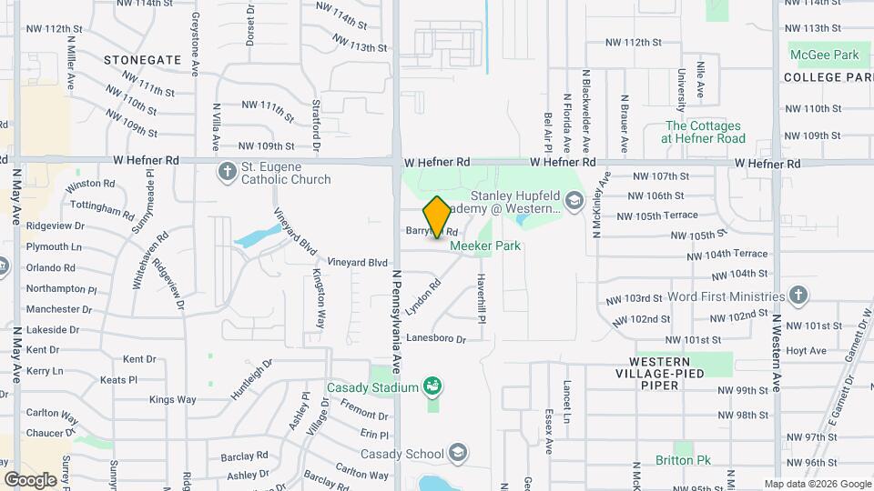 1929 Meeker Dr Map and Location Details