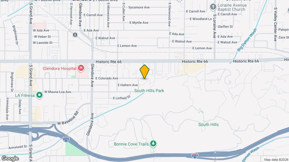 555 E Haltern Ave Map and Location Details