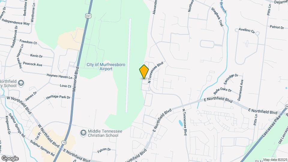 The Preserve Murfreesboro Apartments Map and Location Details