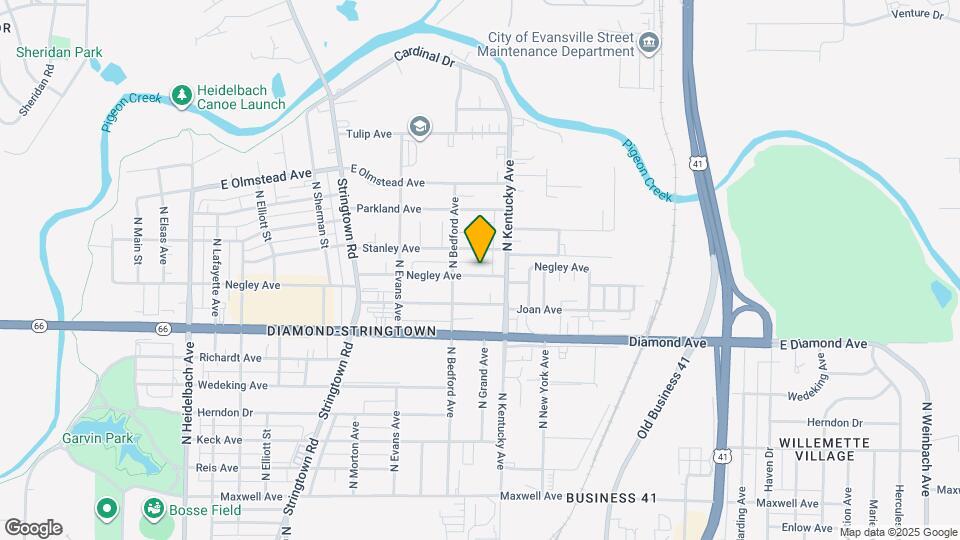 928 Negley Ave Map and Location Details