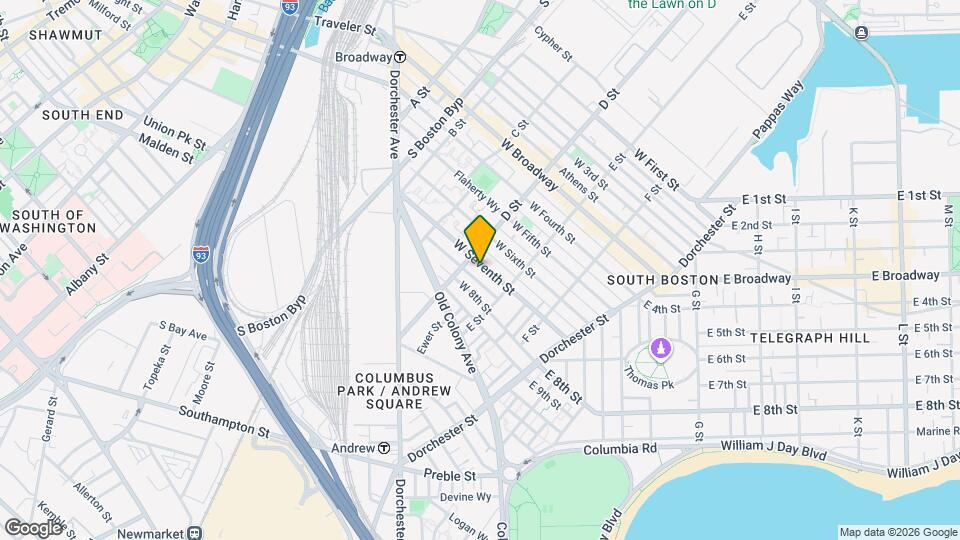 117 W Seventh St, Unit #1 Map and Location Details