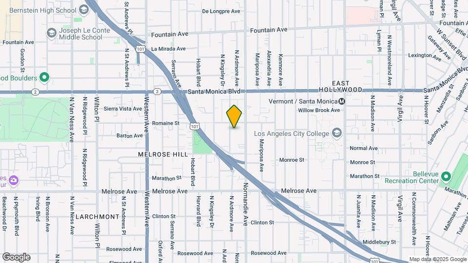 958 N Ardmore Ave Map and Location Details