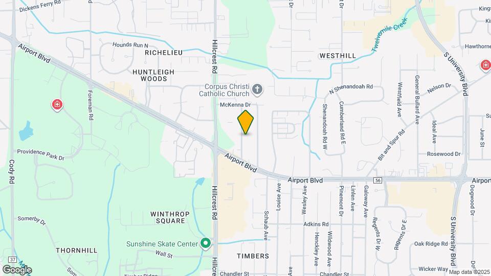 527 Hillview Rd Map and Location Details