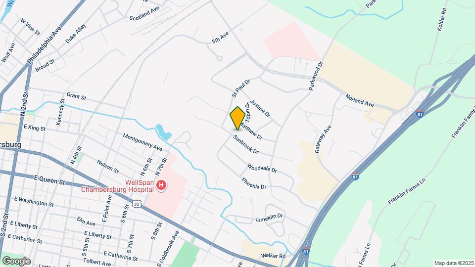 201 Sunbrook Dr Map and Location Details