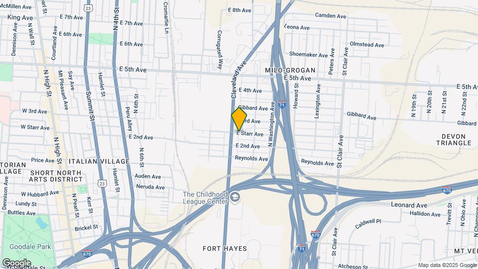 581 E Starr Ave Map and Location Details