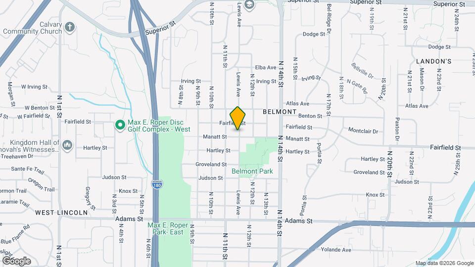 3701 Lewis Ave Map and Location Details