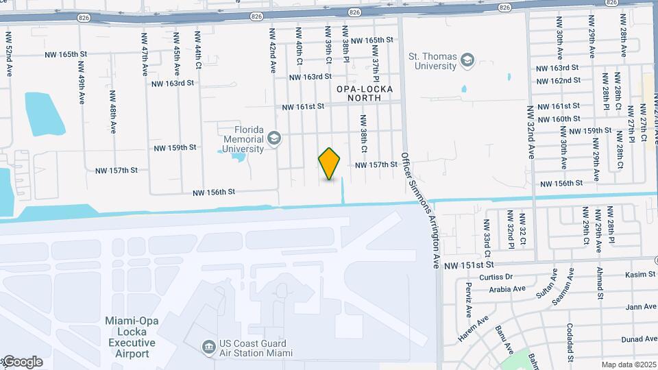 15620 NW 39th Ct Map and Location Details