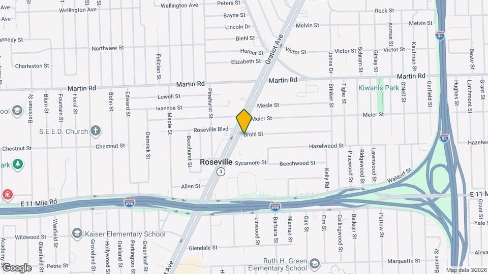 18168 Brohl St Map and Location Details