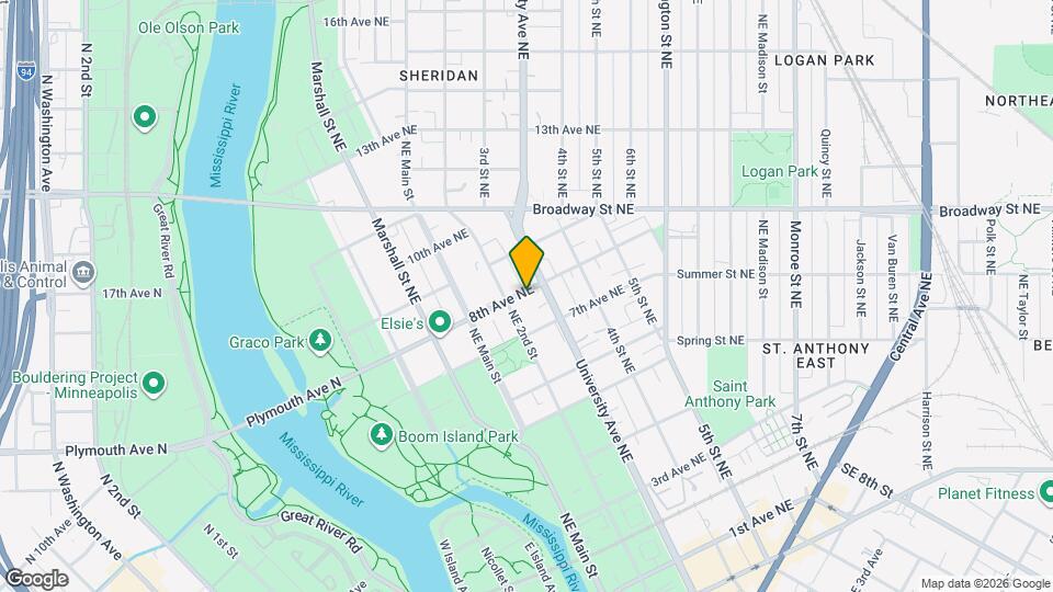 214 8th Ave NE Map and Location Details