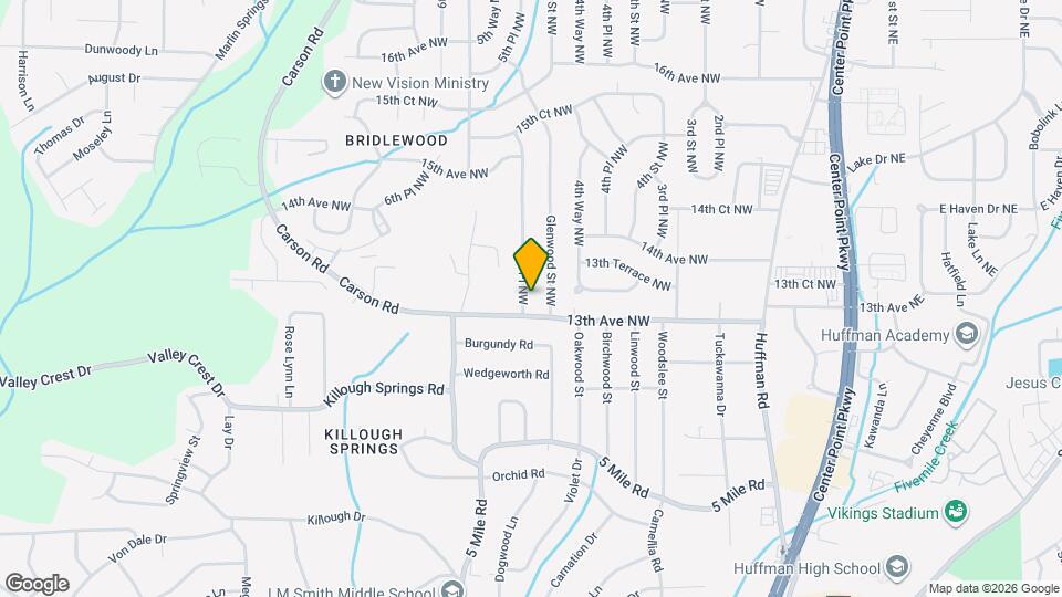 1305 5th Pl NW Map and Location Details